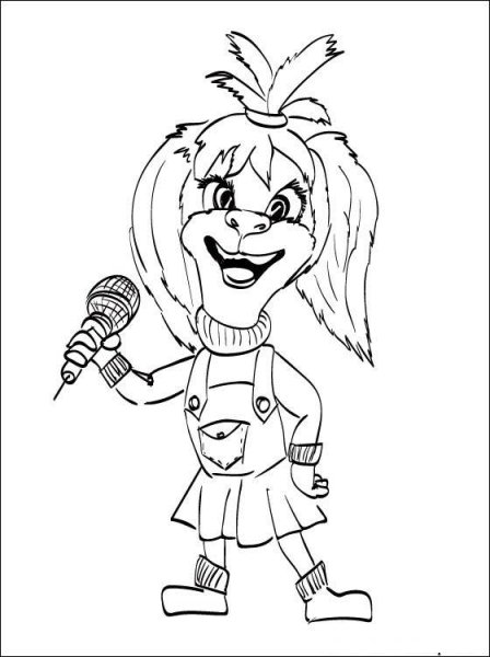 Разукрашки Барбоскины Лиза