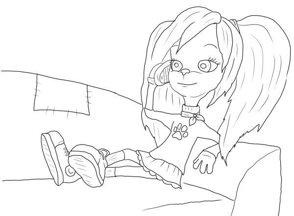 Раскраска Барбоскины роза