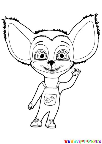 Лиза Барбоскина раскраска