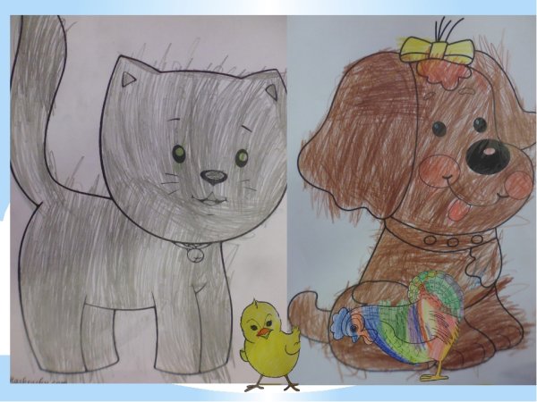 Рисунок на тему братья наши меньшие