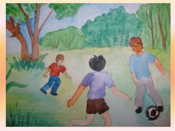 Рисунок на тему друзья