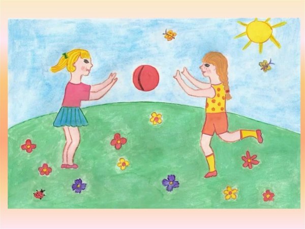 Рисунок лето для детей