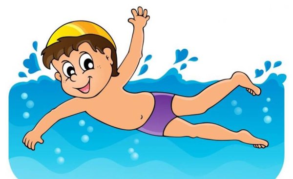 Плавание дети картина