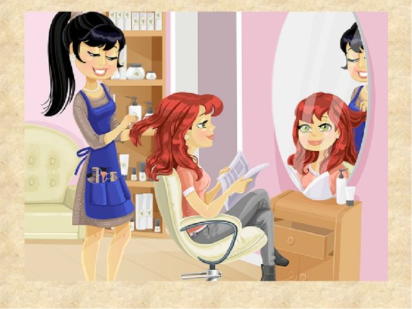 Салон красоты мультяшные