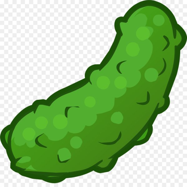 Нарисовать огурец