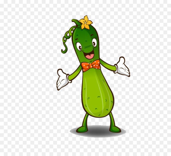 Смешной огурец