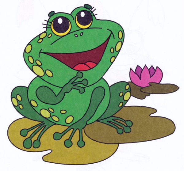Лягушка рисунок