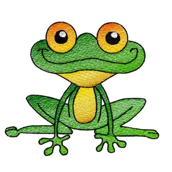 Лягушка рисование для детей