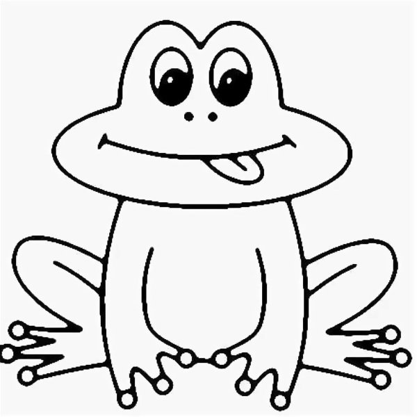 Лягушка рисование для детей