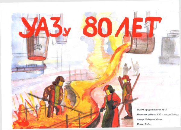 Рисунок день металлурга глазами детей