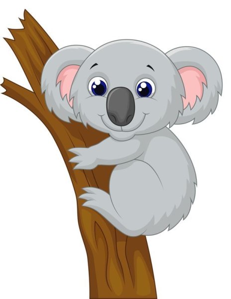 Коала мультяшная