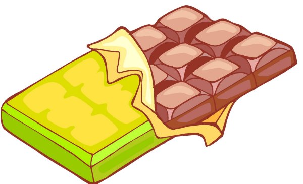 Нарисовать шоколад