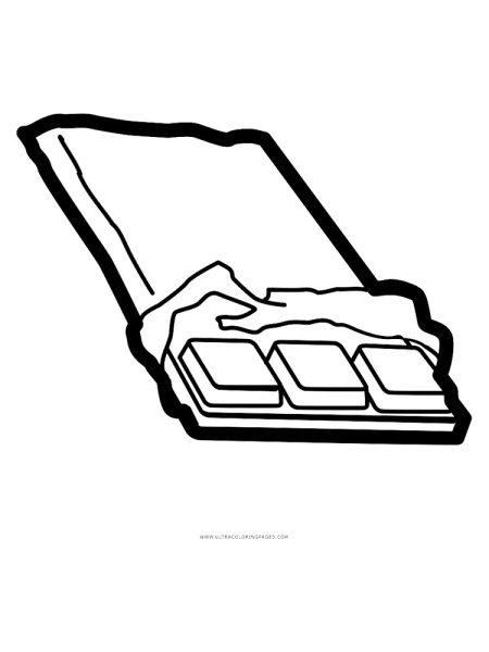 Шоколад раскраска