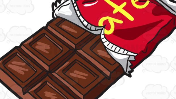 Мультяшная шоколадка