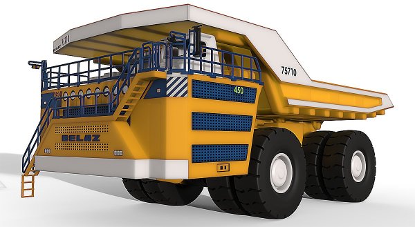 Раскраска БЕЛАЗ 75710