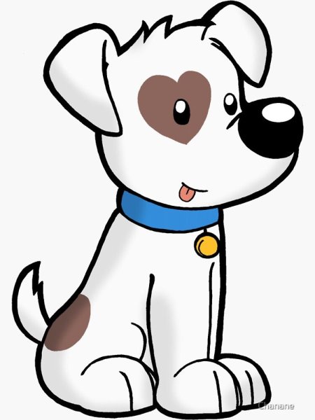 Собака мультяшная