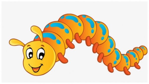 Гусеница для дошкольников