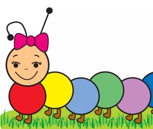 Сороконожка рисунок для детей цветной