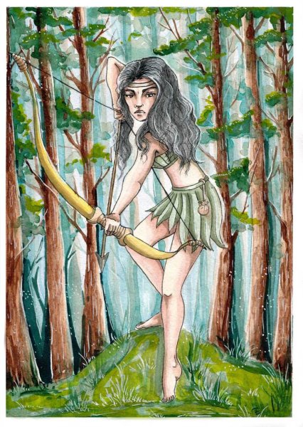 Миф об амазонках рисунок