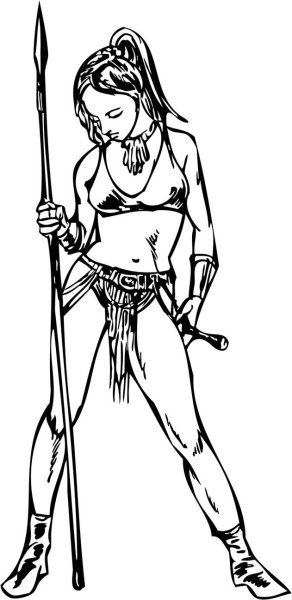 Амазонка вектор