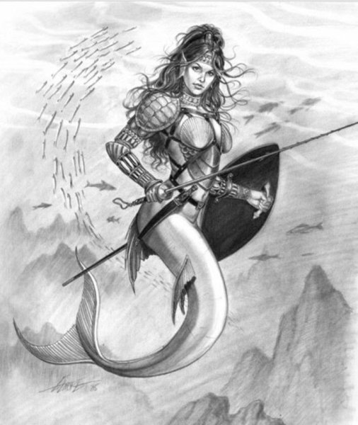 Векторные рисунки амазонок