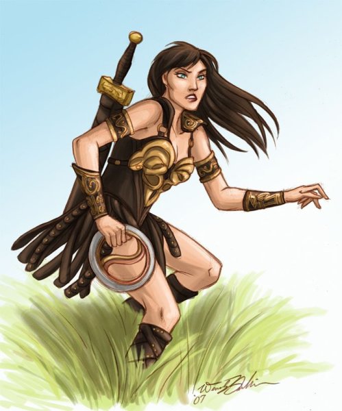 Девушка воин