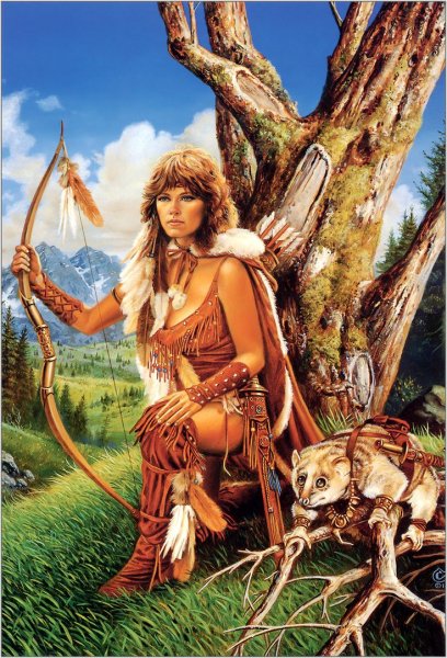 Амазонки карандашом