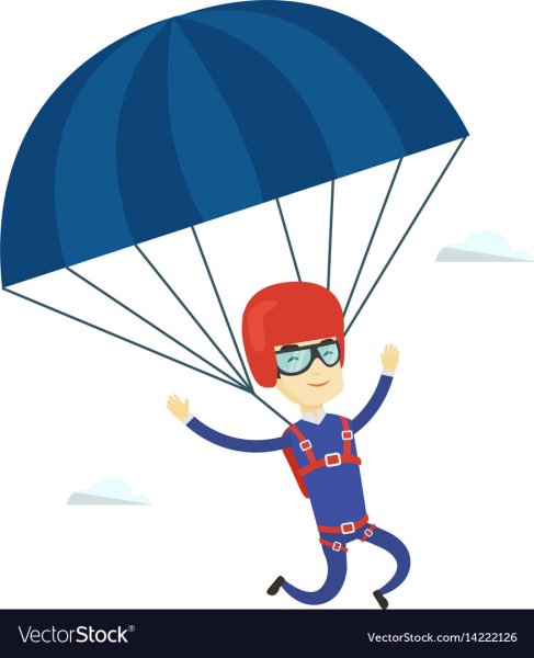 Парашютист раскраска