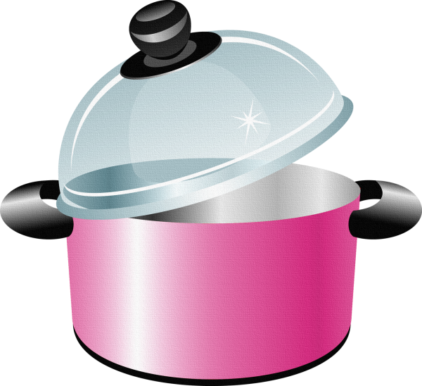 Кухонная утварь на прозрачном фоне