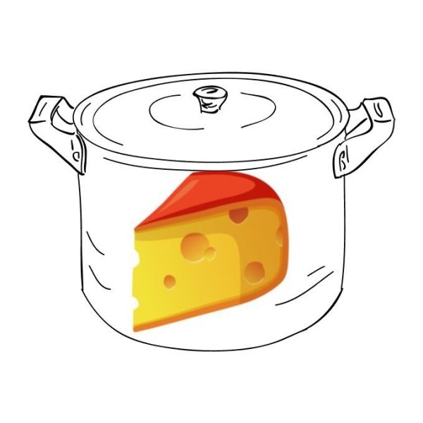 Кастрюля с супом для детей