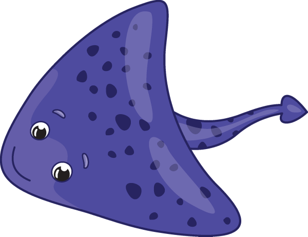 Скат мультяшный