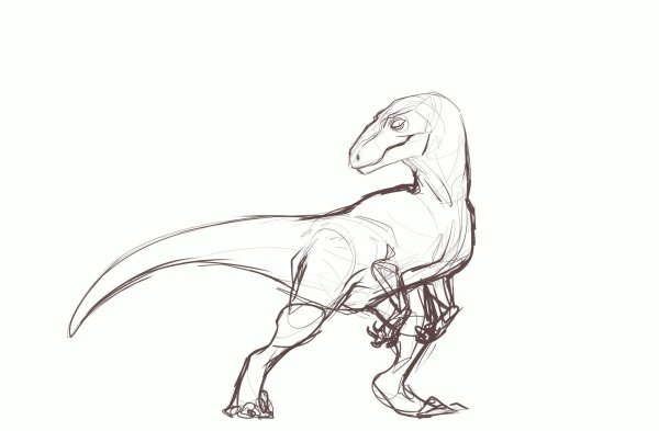 Ютараптор референс анатомия