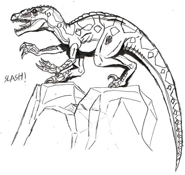 Велоцераптор Блю раскраска парк Юрского периода