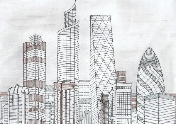 Небоскребы карандашом