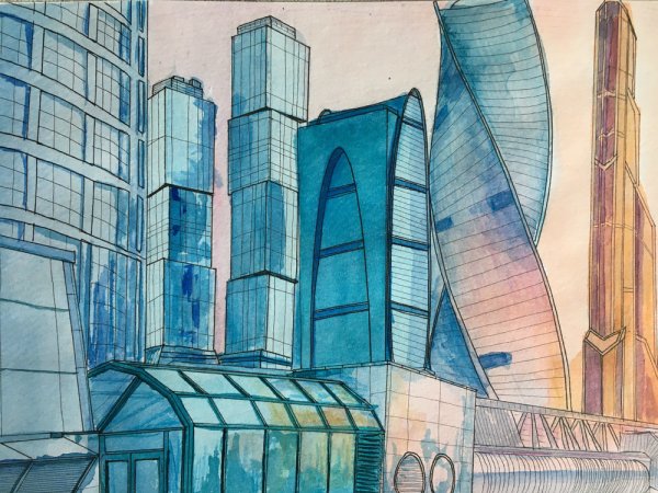 Зарисовки современного города
