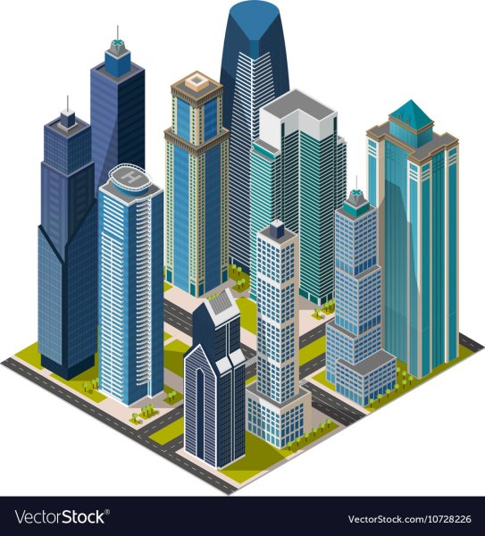 Isometric City vector