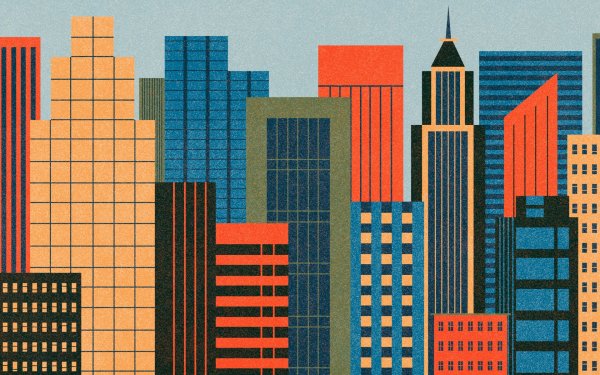 Мультяшные небоскребы