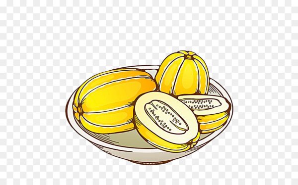 Нарисовать дыню