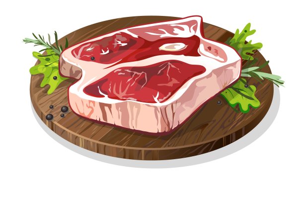 Бифштекс нарисованный