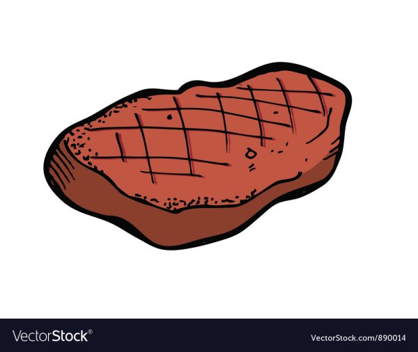 Кусок мяса для рисования