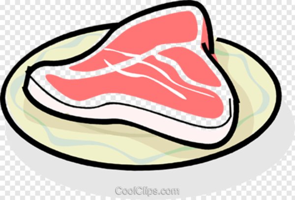 Кусок мяса мультяшный