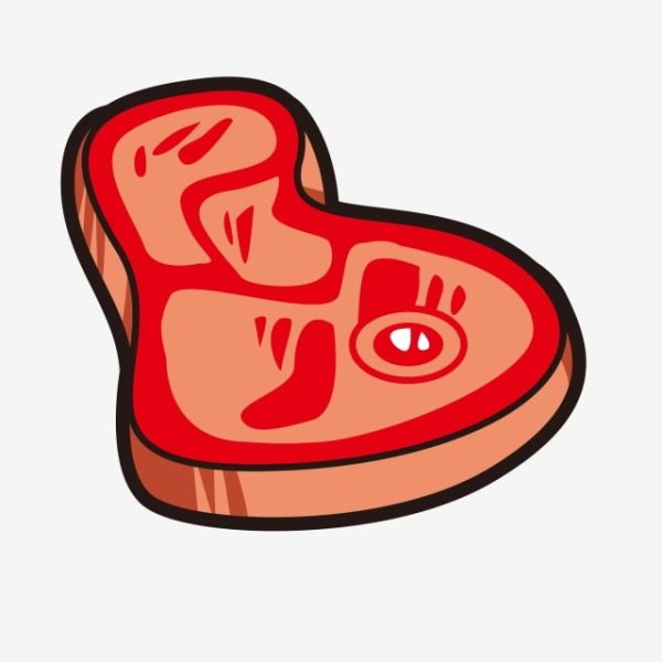 Стейк рисунок маркерами