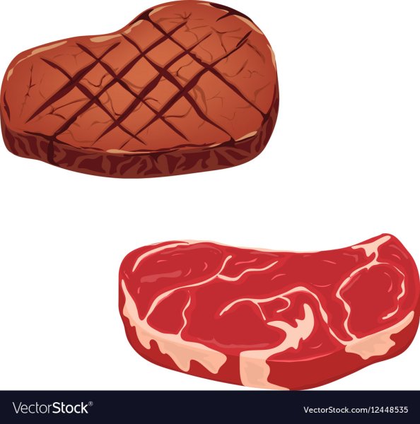 Мясо нарисованное