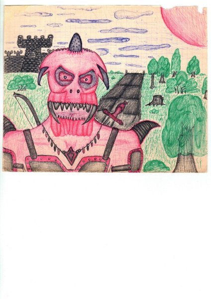 Детские рисунки корявые