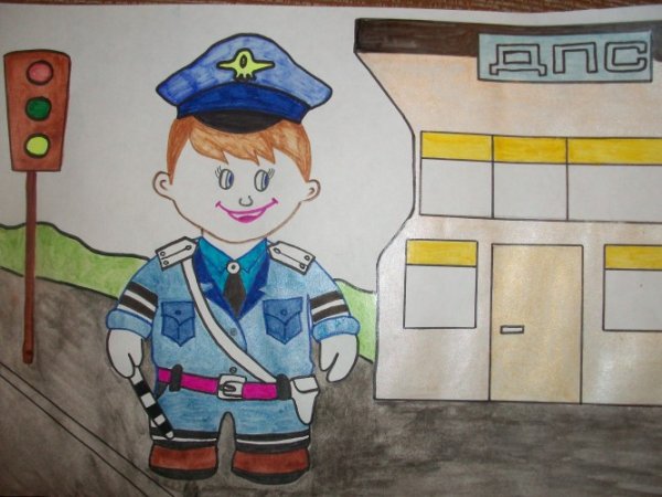 Инспектор ДПС глазами детей