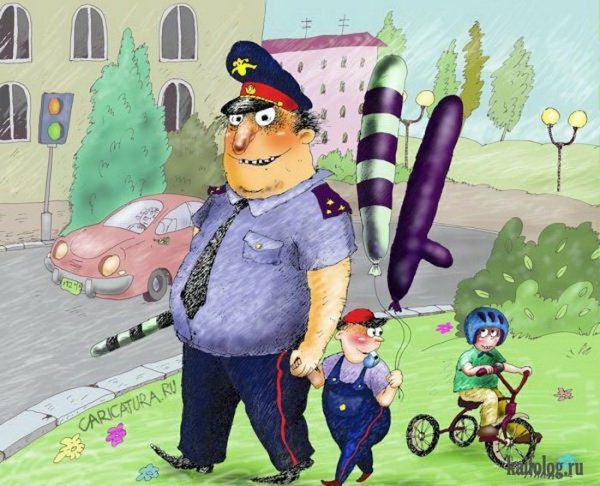 Мент карикатура