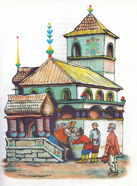 Конашевич сказка о царе Салтане