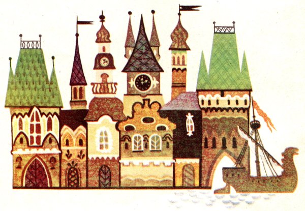 Дворец иллюстрация