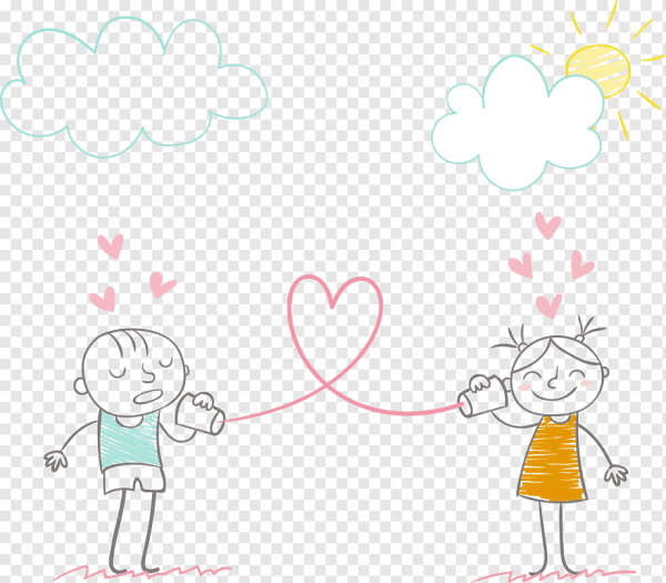 Рисунки мальчик и девочка любовь