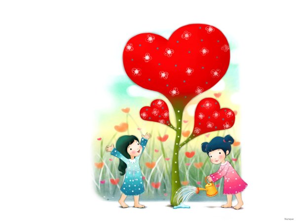 Иллюстрации на тему любовь